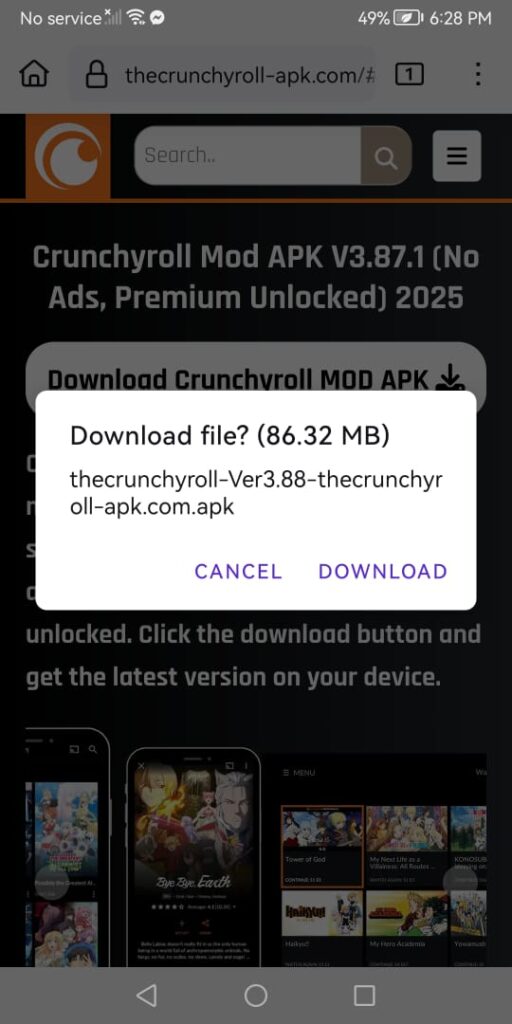 file size