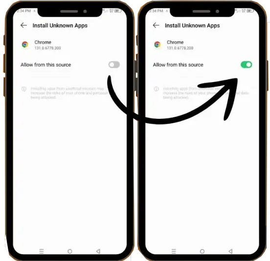 install permission from unknown source