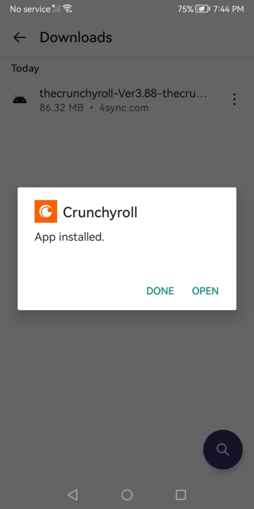 app installed prompt
